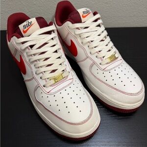 Nike Air Force 1 ‘07 “ First Use “ White University Red - Size - 11